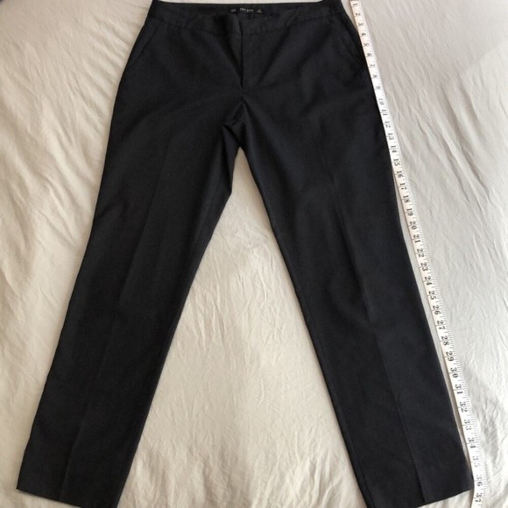 Zara Basics Charcoal Gray Trousers Pants Size 4
